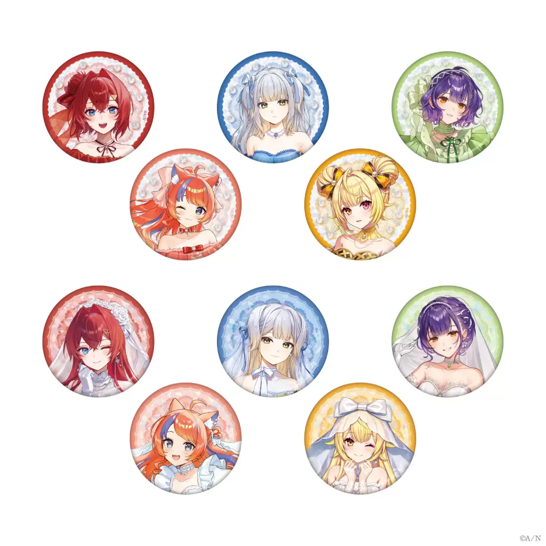 にじさんじ」“ジューンブライド”テーマの新作グッズが6月1日より発売