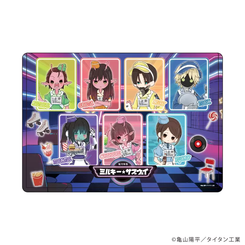 缶バッジ「TVアニメ『銀河特急 ミルキー☆サブウェイ』」02/ブラインド