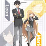 TVアニメ『モブせか』第2期のキャラクターペアイラスト第1弾が公開！　リオンとライバル（？）のマリエが描かれたビジュアルに
