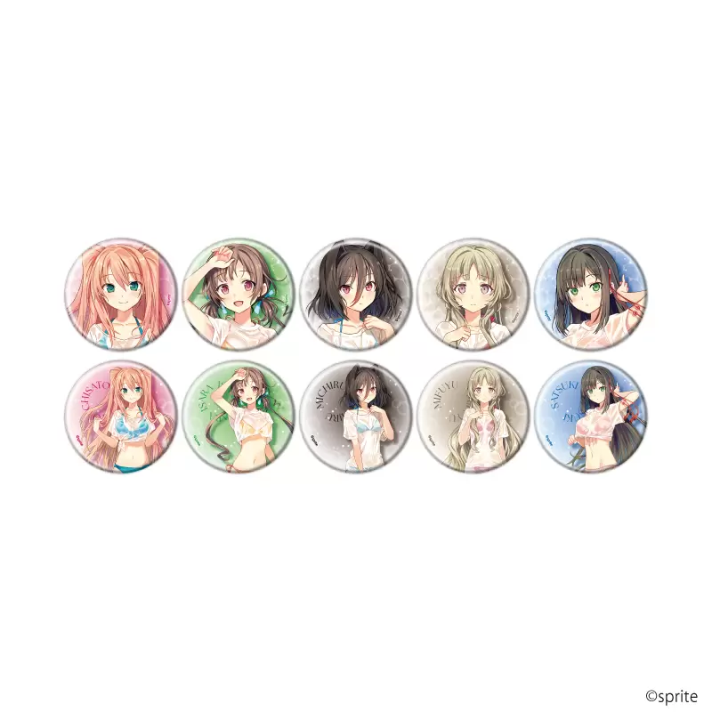 缶バッジ「恋と選挙とチョコレート」01/ブラインド(10種)(描き起こし