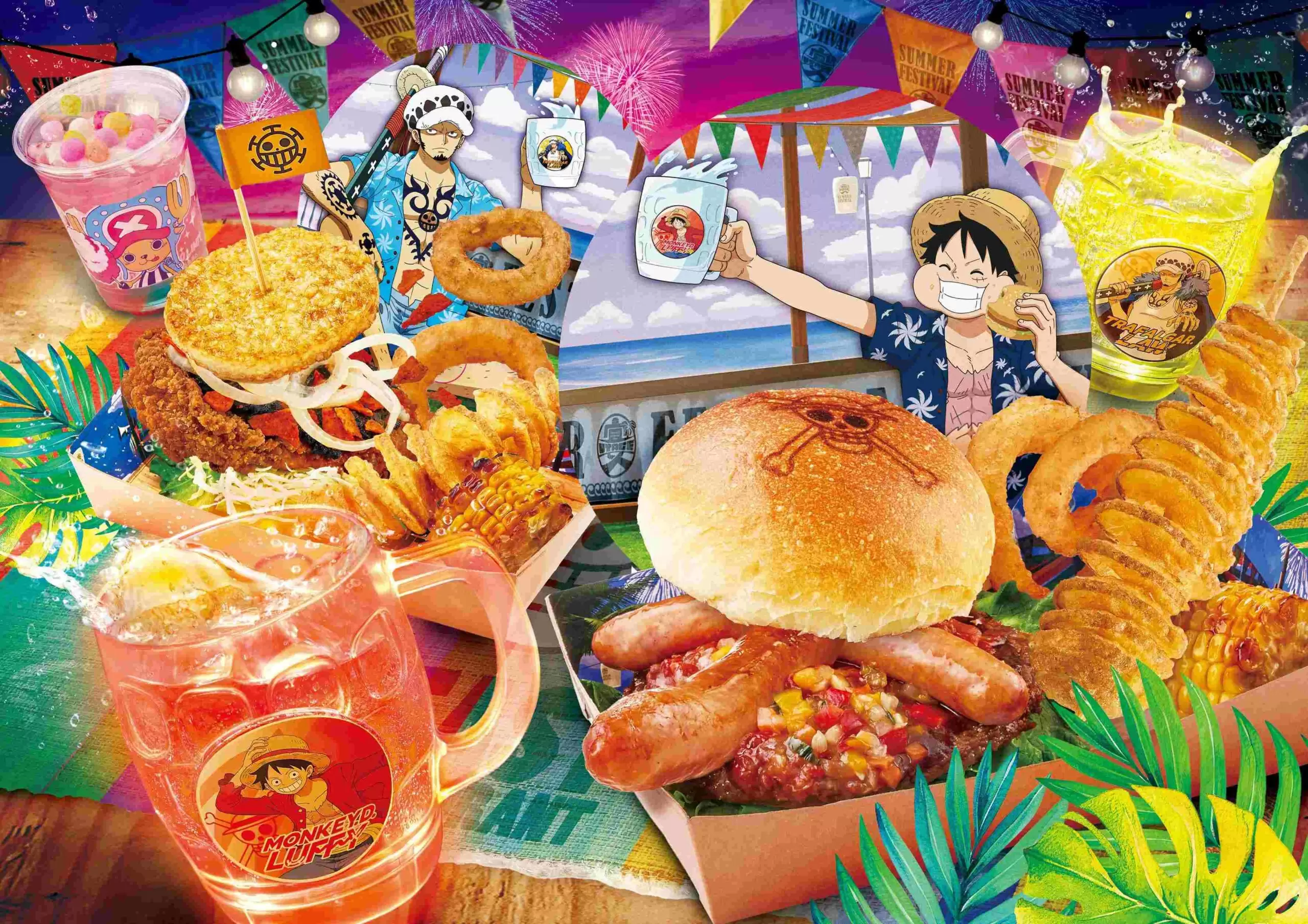 USJ「ワンピース・プレミア・サマー 2026」のコラボグルメ＆グッズが
