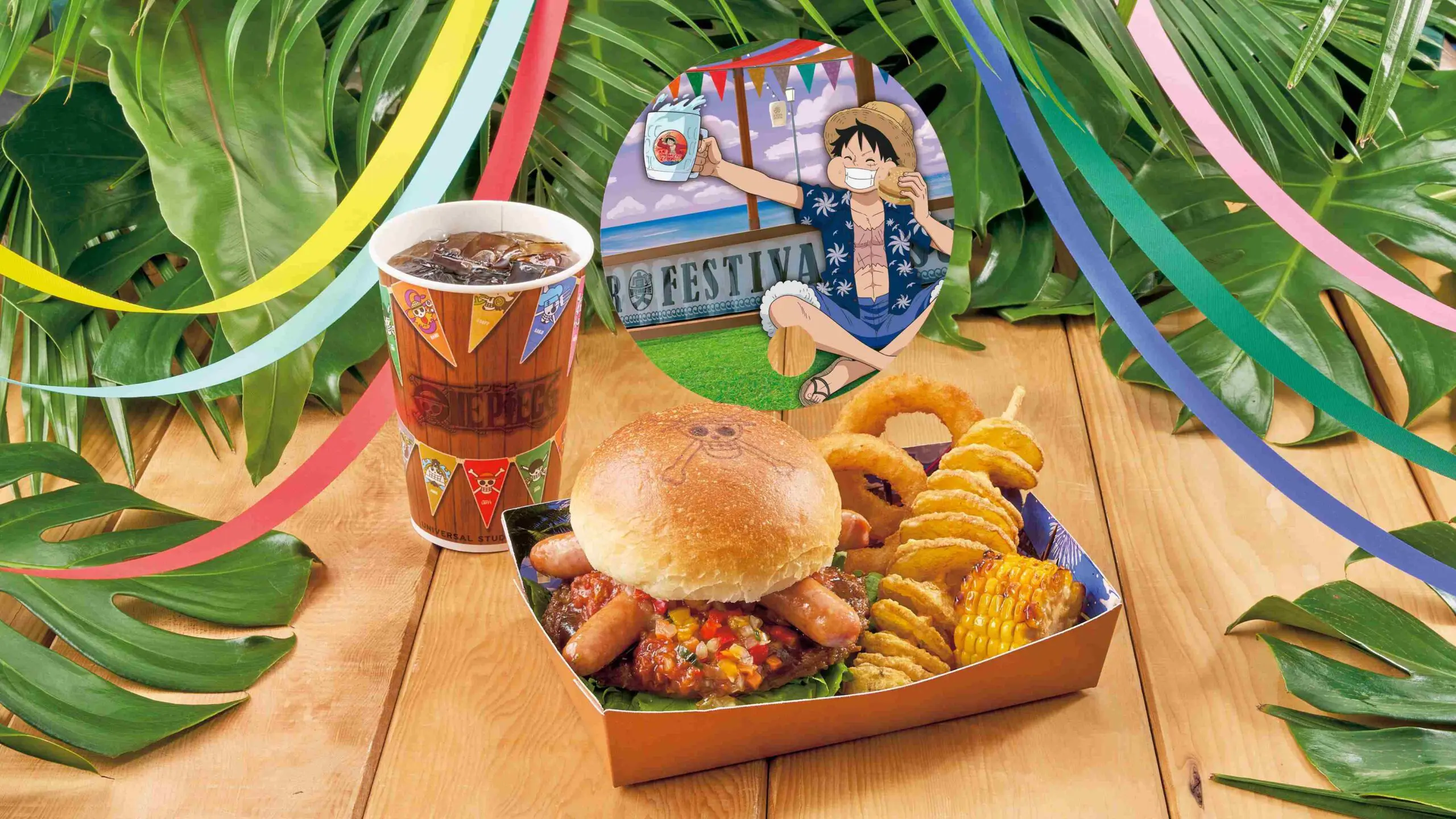 USJ「ワンピース・プレミア・サマー 2026」のコラボグルメ＆グッズが