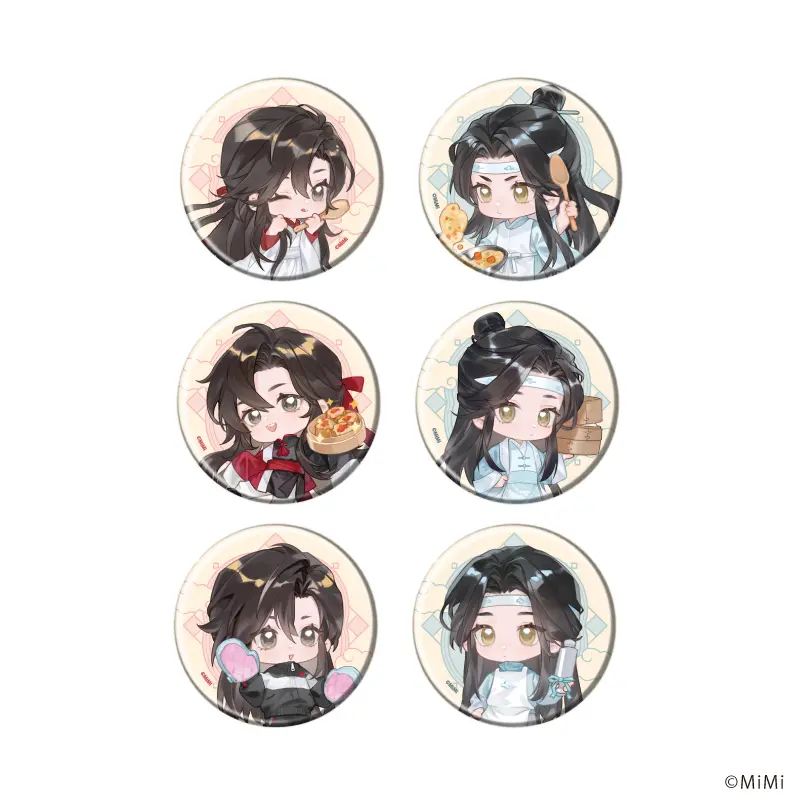 魔道祖師 ちびキャラ アクリルマグネット 6種コンプリート 魏無羡 藍
