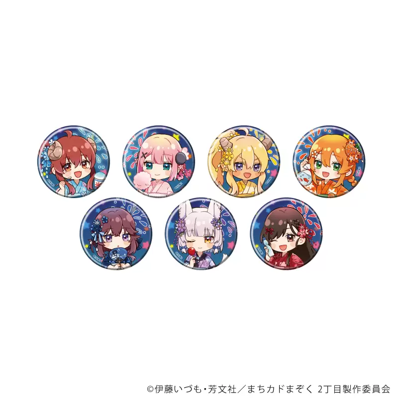 キャラクリアケース「まちカドまぞく 2丁目」08/集合デザイン 夏祭り