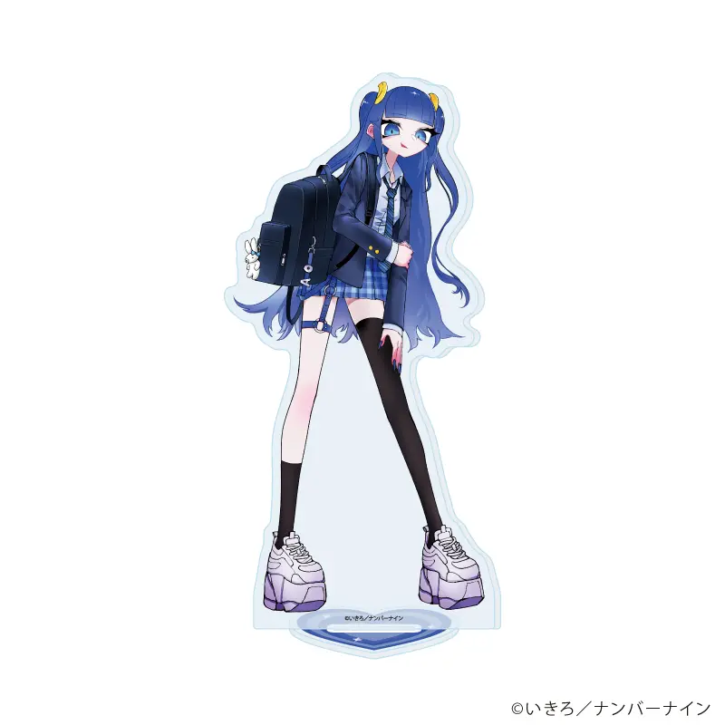 アクリルスタンド「魔法少女ピンクブルー」09/ブルー ギャルver.(描き