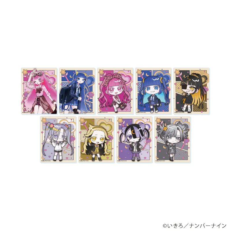 アクリルカード「魔法少女ピンクブルー」02/ギャルver. ブラインド(9種