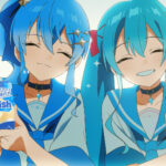 星街すいせいと初音ミクが「クーリッシュ」×「爽」のCMに登場！　2人が「青のすみか」歌う新TVCMが7月7日から放送開始