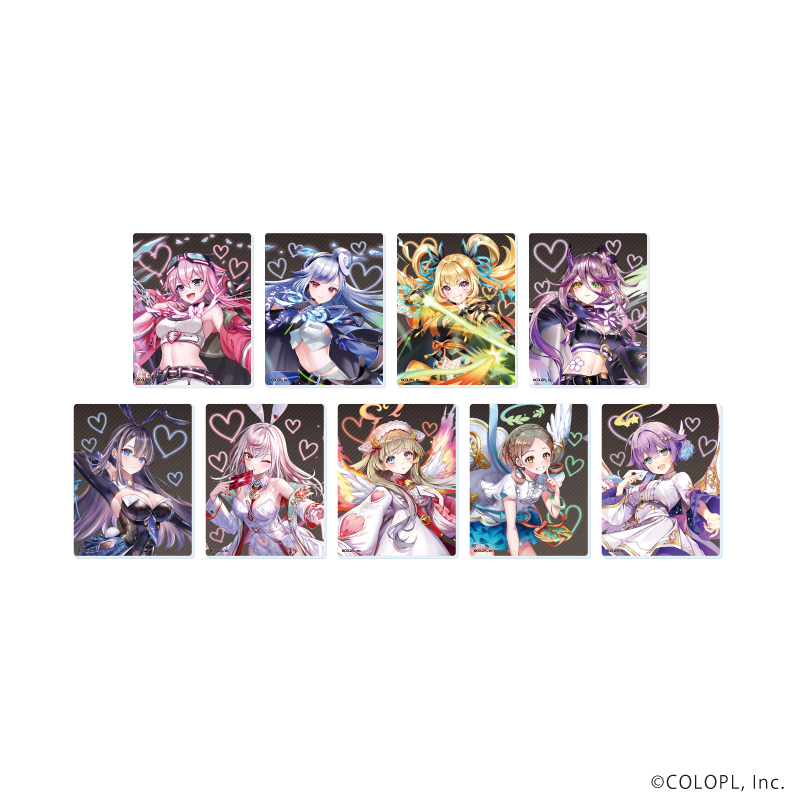 白猫プロジェクト　9周年　アクリルパネル　コースター　色紙　セット 白猫プロジェクト NEW WORLD'S』新グッズが発売決定！「ゆめカワイイ
