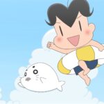 TVアニメ『小３アシベ QQゴマちゃん』第18話のあらすじ公開！　海でたくさん遊ぶアシベとゴマちゃん、そして父ちゃんと母ちゃんは…