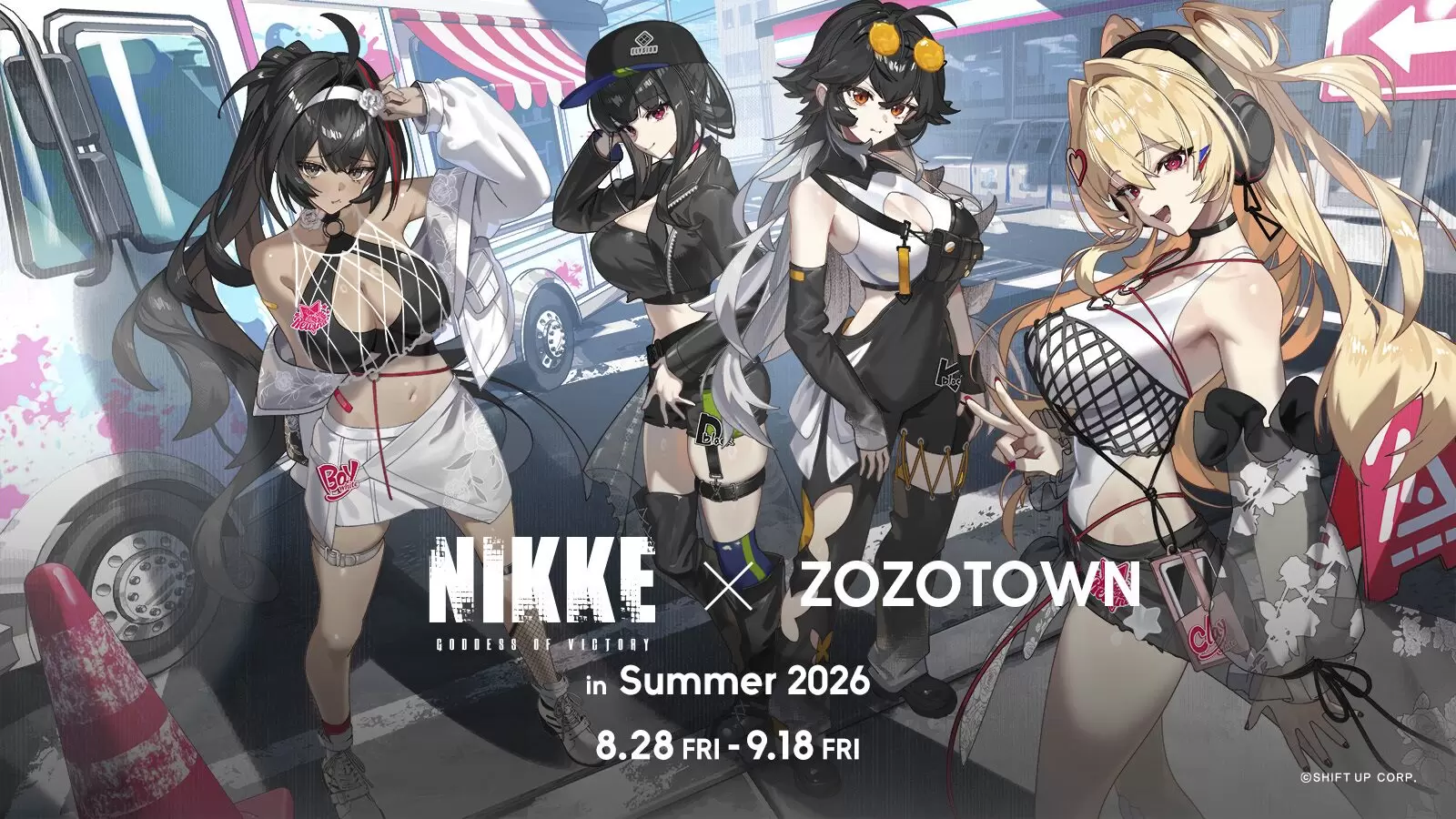 勝利の女神：NIKKE』とZOZOTOWNの新コラボコレクションが発売決定