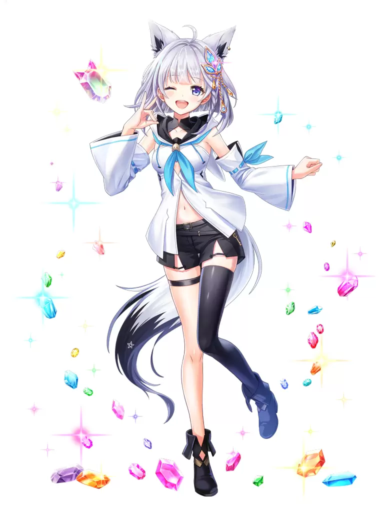 白猫プロジェクト』と「ホロライブ」のコラボ第3弾が開催決定！ 白上