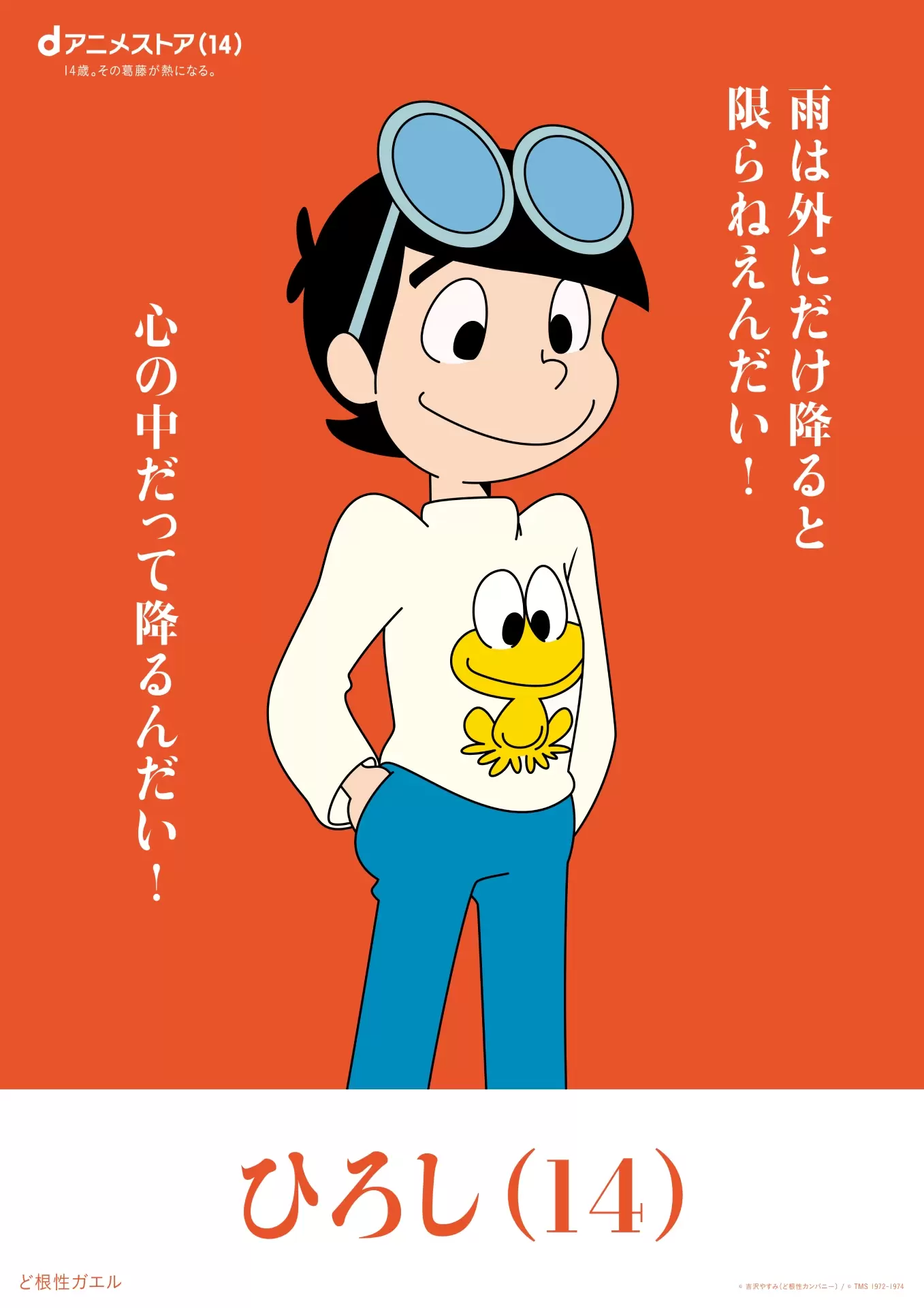 14歳”のアニメキャラクターたちを起用した「dアニメストア」14周年記念