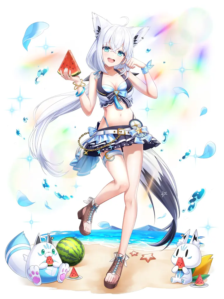 白猫プロジェクト』と「ホロライブ」のコラボ第3弾が開催決定！ 白上