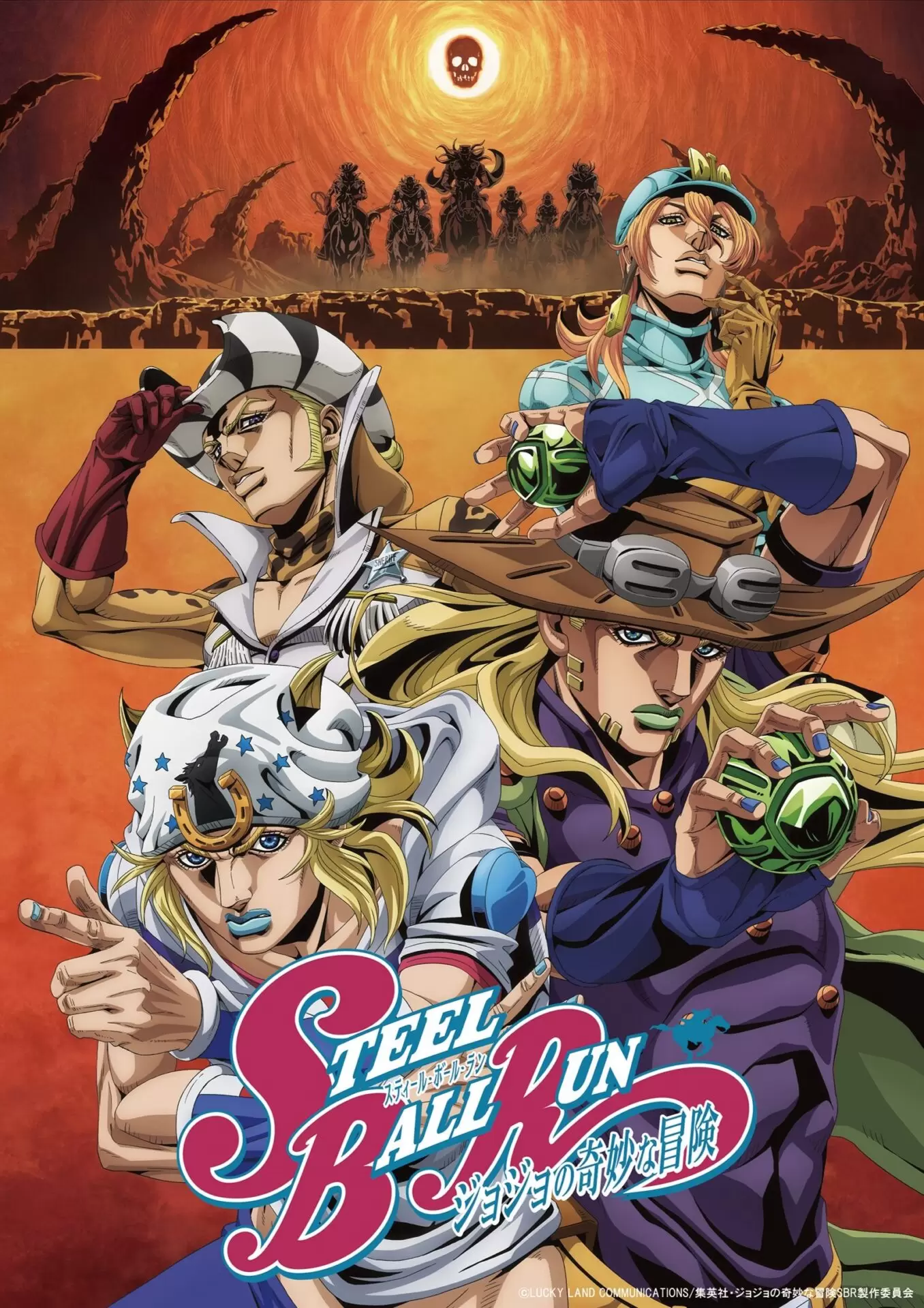 アニメ『スティール・ボール・ラン ジョジョの奇妙な冒険』1st STAGE