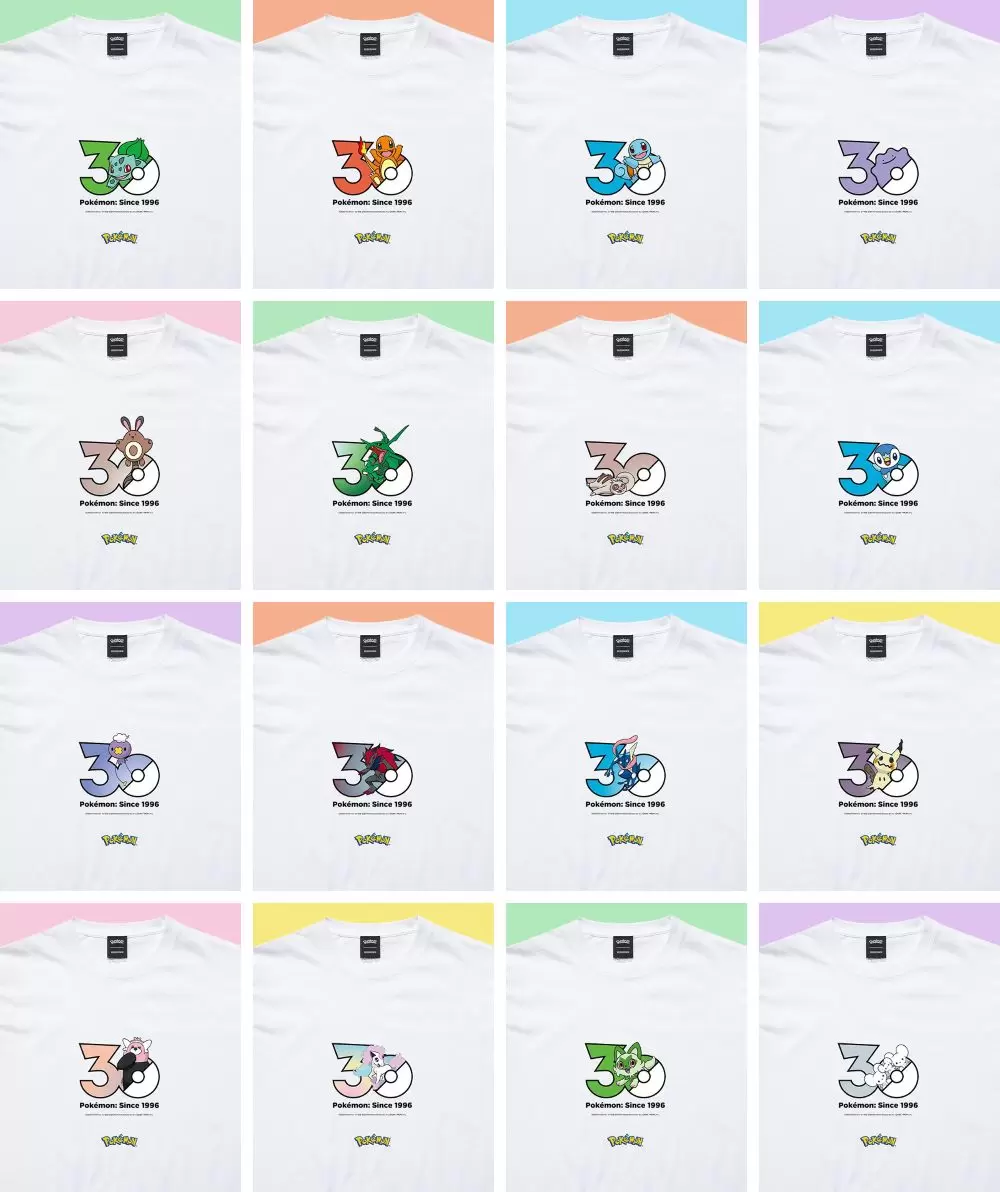 ポケモン』TシャツコレクションがZOZOTOWNで発売決定！ ピカチュウたち