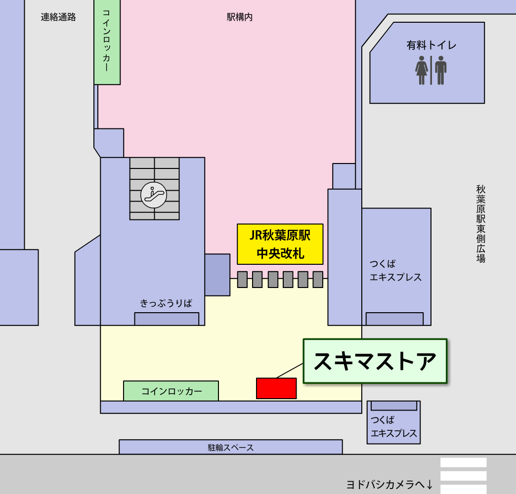 JR秋葉原駅地図
