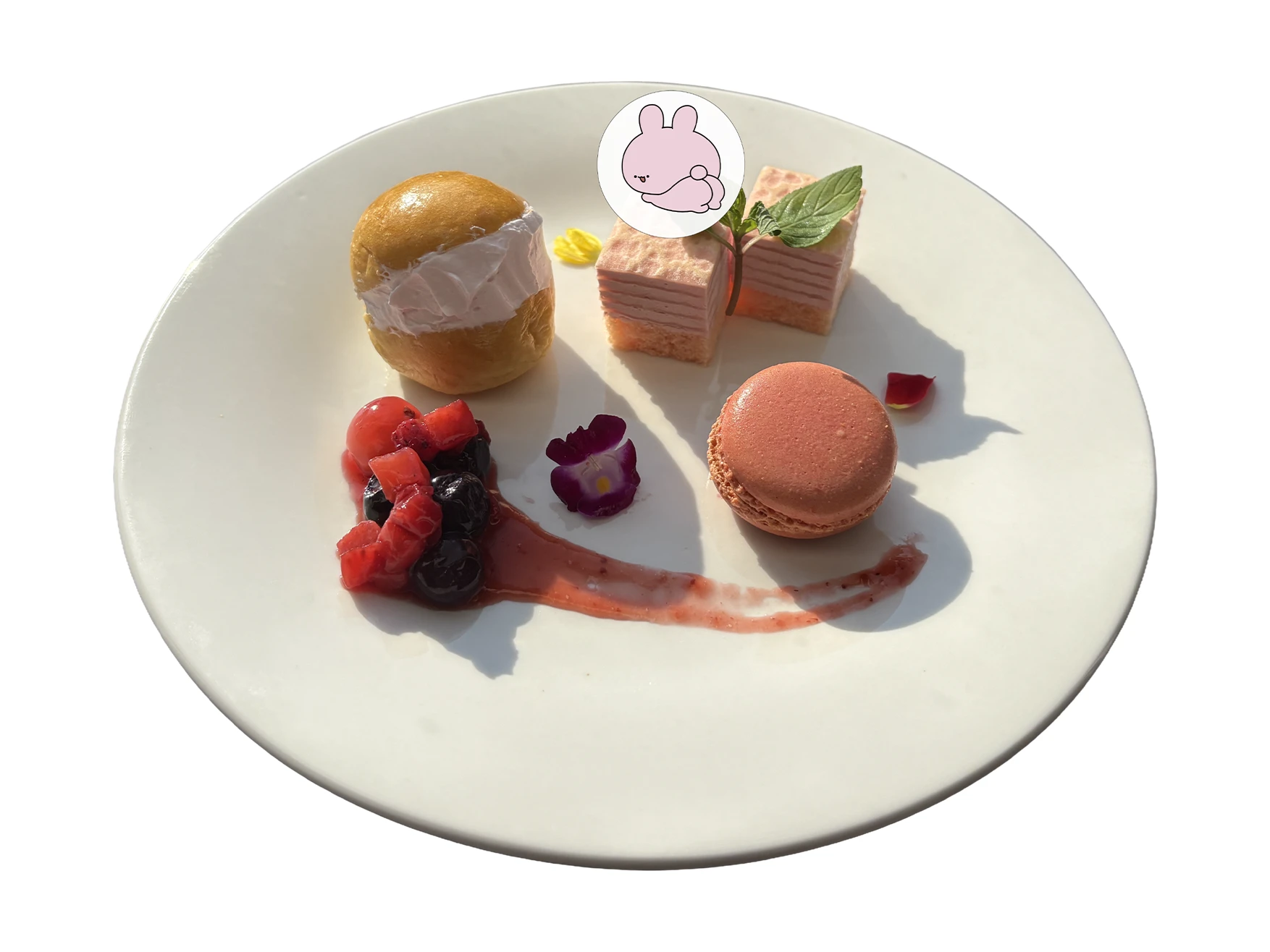 あさみみびより♪はなやかデザート3種盛り