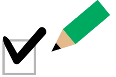 チェックを入れる