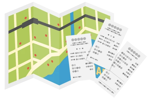 レシートとMAPを交換