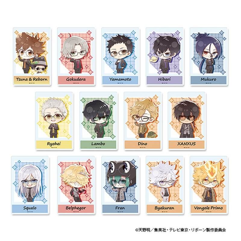 家庭教師ヒットマンREBORN! ぷちちょこ トレーディングアクリルカード メガネ&スーツver.(BOX)