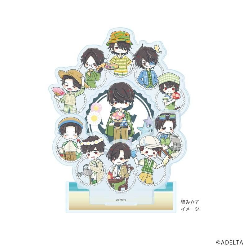 アクリルジオラマ「大穢」03/バカンスver. (グラフアートイラスト)