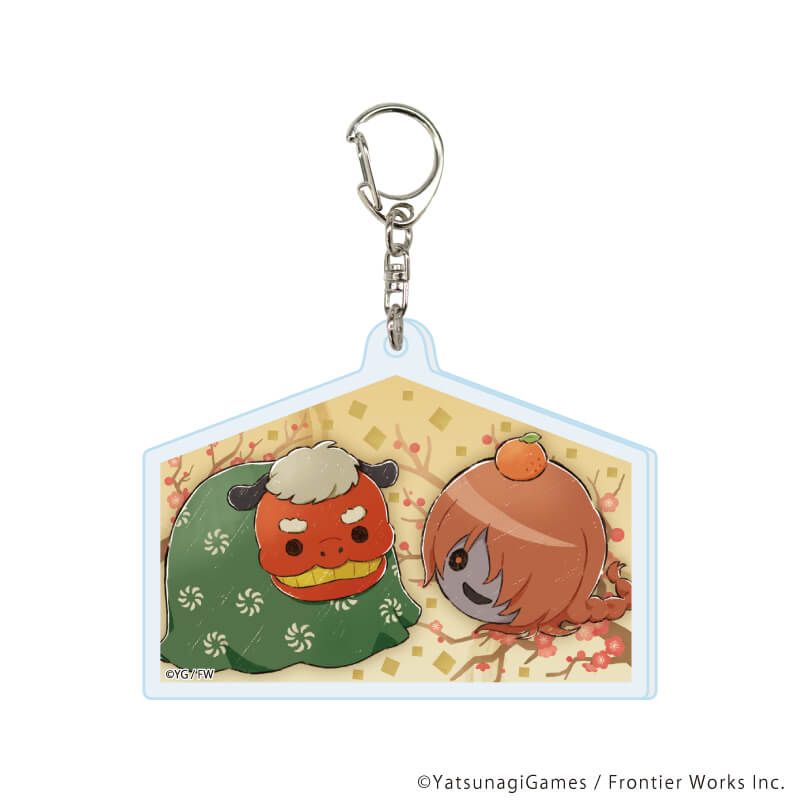 アクリルキーホルダー「文字化化」01/正月ver. コンプリートセット(全8種)(グラフアートイラスト)