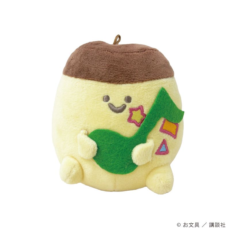 マスコットキーホルダー「お文具といっしょ」02/プリンさん パステルポップver.(描き下ろしイラスト)