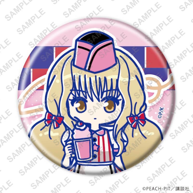 缶バッジ「しゅごキャラ！」37/アメリカンダイナーver. ブラインド(9種)(Candy artイラスト)