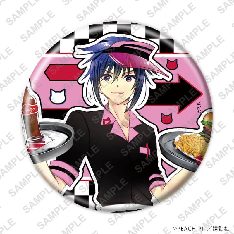 缶バッジ「しゅごキャラ！」36/アメリカンダイナーver. ブラインド(6種)(描き下ろしイラスト)