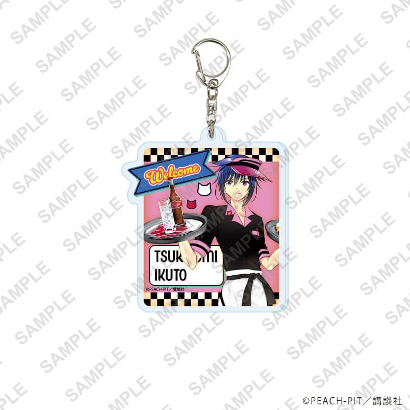 アクリルキーホルダー「しゅごキャラ！」09/アメリカンダイナーver. ブラインド(6種)(描き下ろしイラスト)