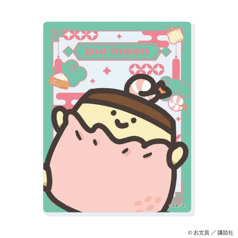 アクリルカード「お文具といっしょ」05/点心ver. コンプリートセット(全6種)(描き下ろしイラスト)