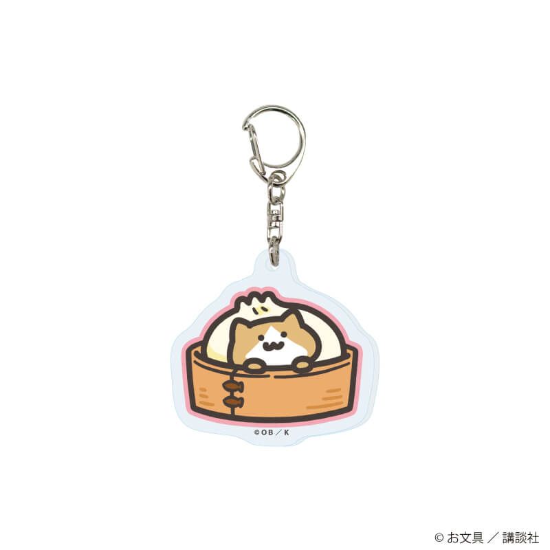 アクリルキーホルダー「お文具といっしょ」14/点心ver. コンプリートセット(全6種)(描き下ろしイラスト)