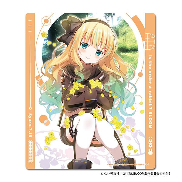「ご注文はうさぎですか？ BLOOM」 マウスパッド【シャロ（B）】