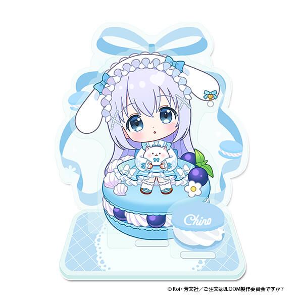 「ご注文はうさぎですか？ BLOOM」 ぷちちょこミニアクリルジオラマ【チノ】マカロンver.