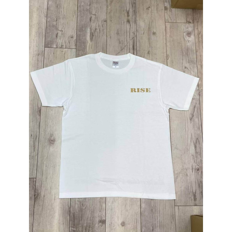 【RISE】RISEロゴTシャツ（白）(L)