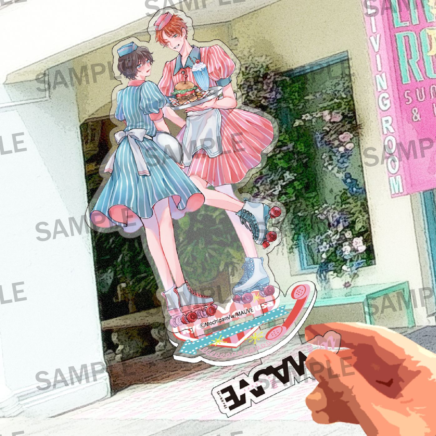 【w/MAUVEレーベル2周年記念】まぜて絡めてとかして愛でて アクリルスタンド