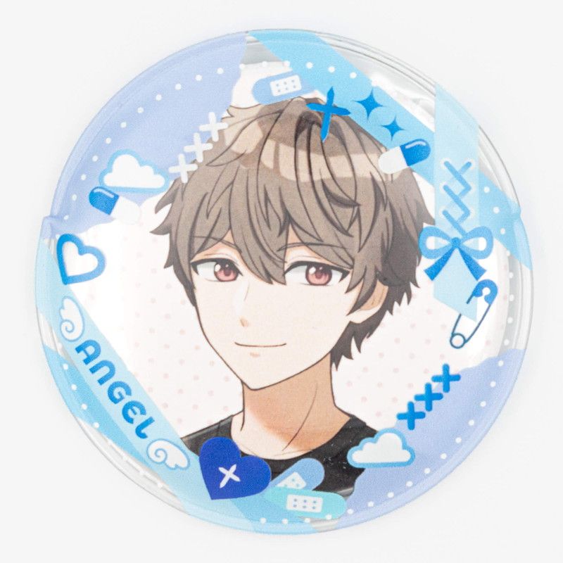 57mm缶デコカバー175/やみかわ(ブルー)【推し活】