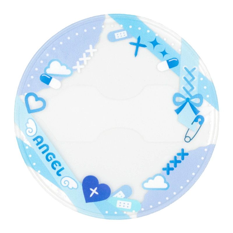 57mm缶デコカバー175/やみかわ(ブルー)【推し活】