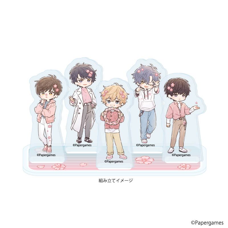 アクリルスタンドプレート「恋とプロデューサー～EVOL×LOVE～」11/桜衣装ver.(グラフアートイラスト)