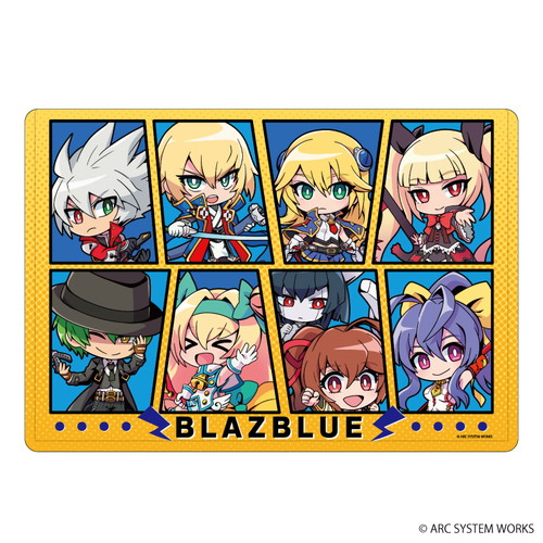 キャラクリアケース「BLAZBLUE」(ミニキャラ)01/コマ割りデザイン(ミニキャラ)
