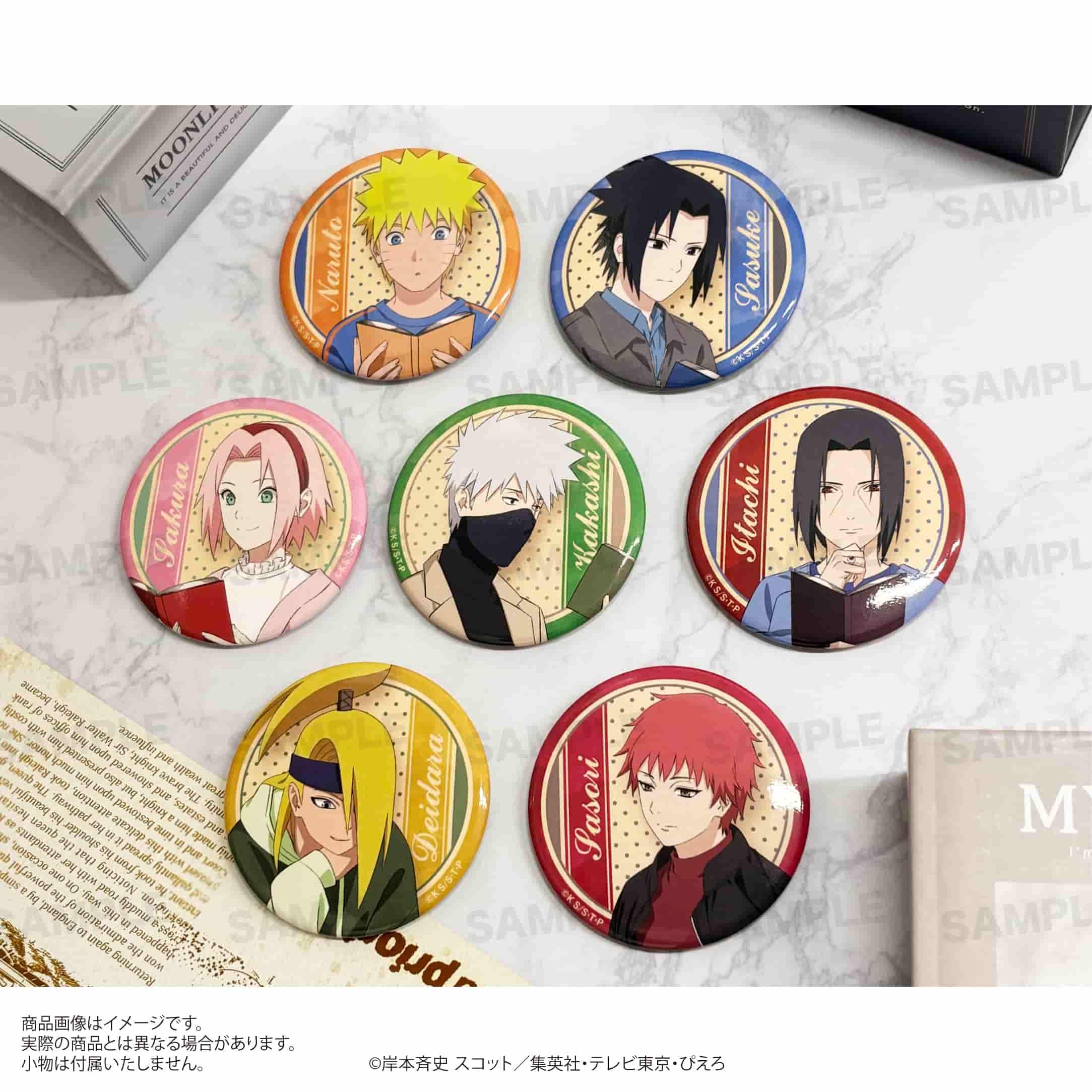 「NARUTO-ナルト- 疾風伝」トレーディング缶バッジ（読書ver.）BOX