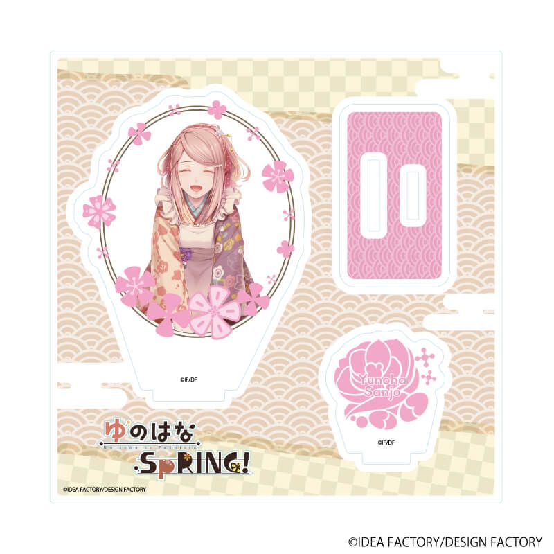 アクリルスタンドプレート「ゆのはなSpRING！」01/三條 ゆのは(公式イラスト)