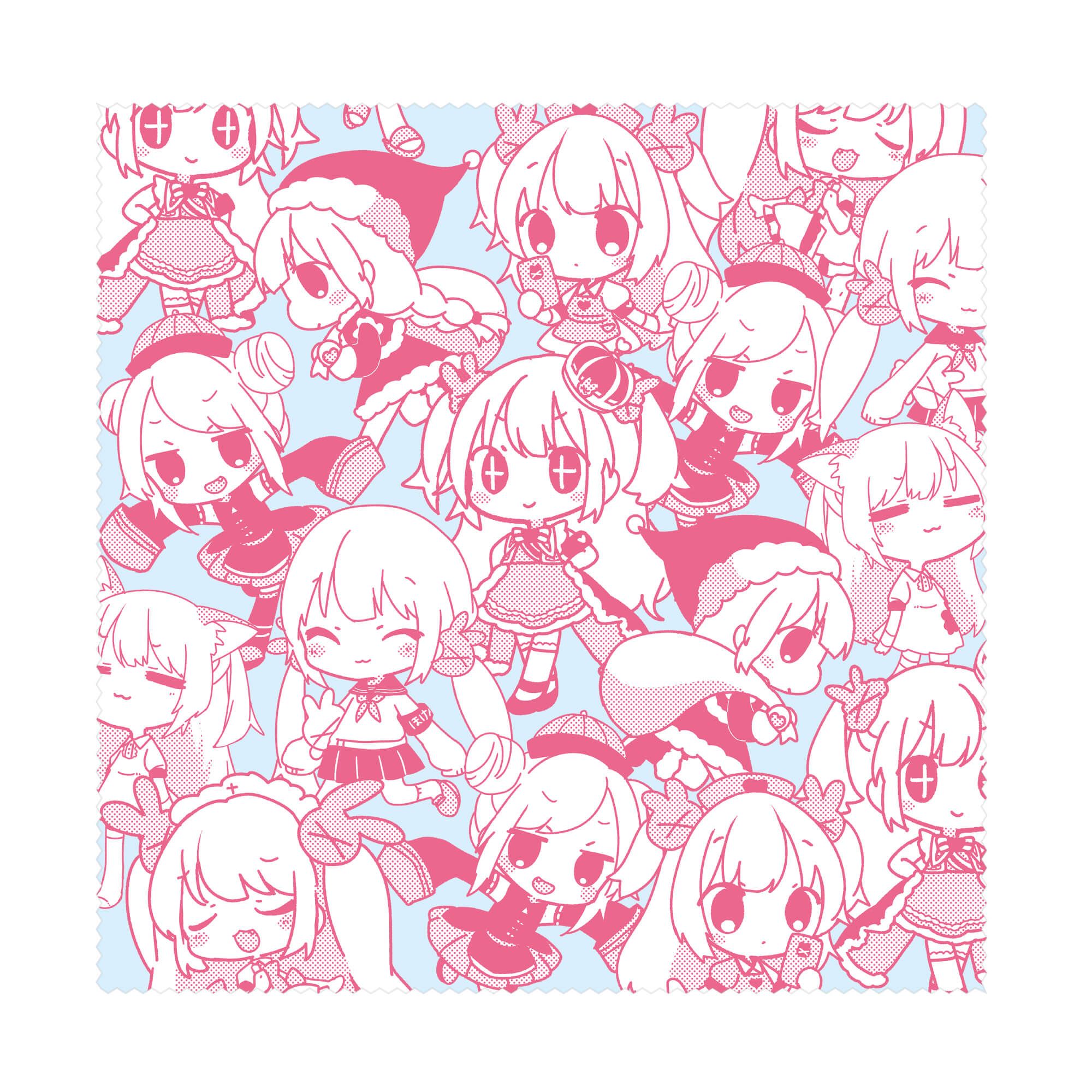名取さな】ふきふきお手入れクロス(PINK,ALL,PINK!)｜アニメ