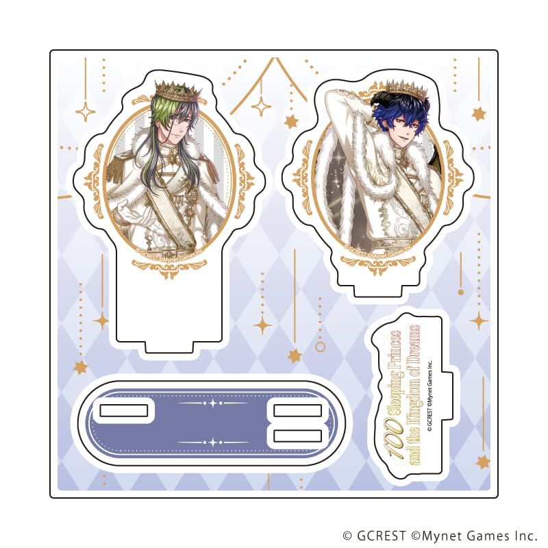 アクリルスタンドプレート「夢王国と眠れる100人の王子様」67/キャピタ&グラッド(公式イラスト)