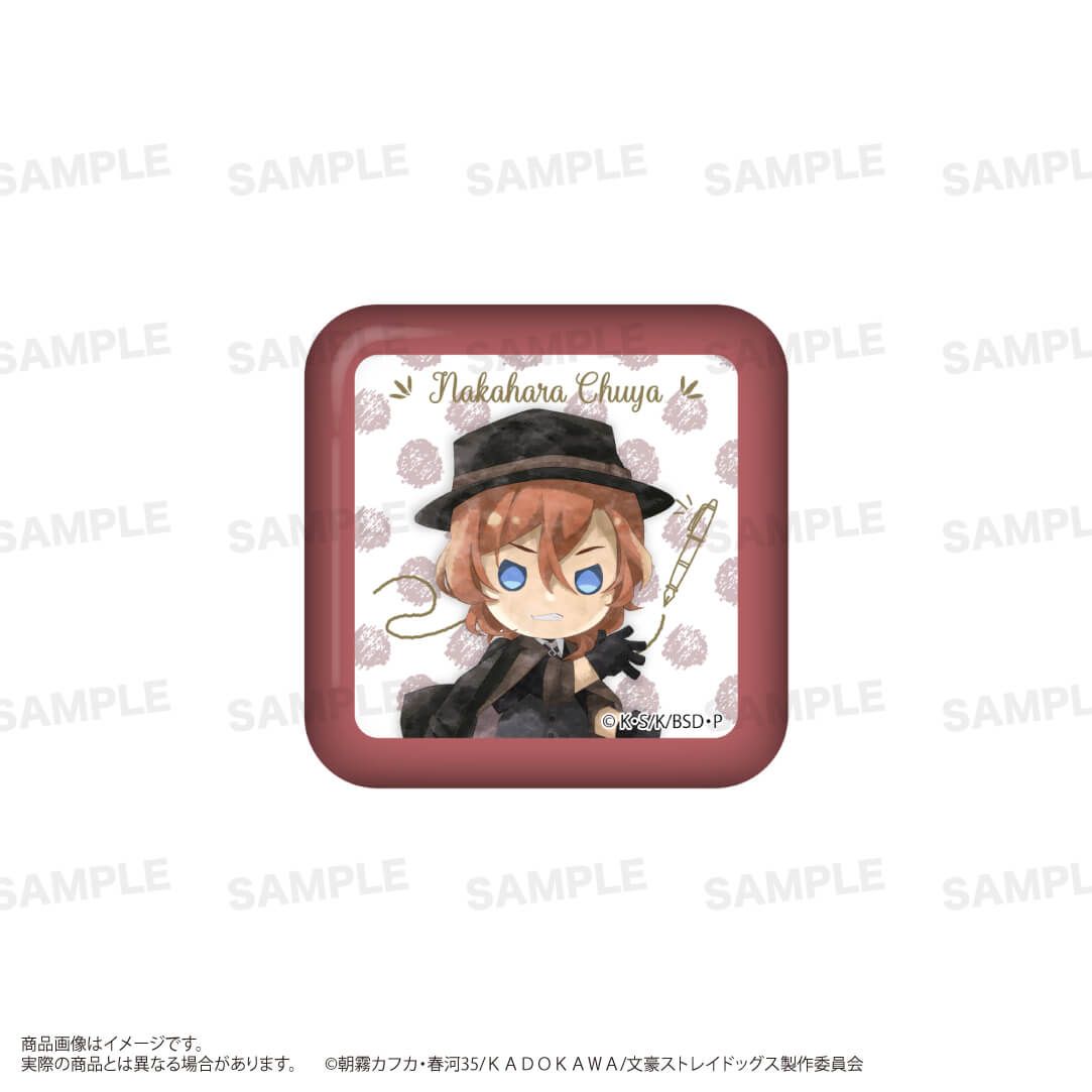 アニメ「文豪ストレイドッグス」 トレーディングスクエア缶バッジ