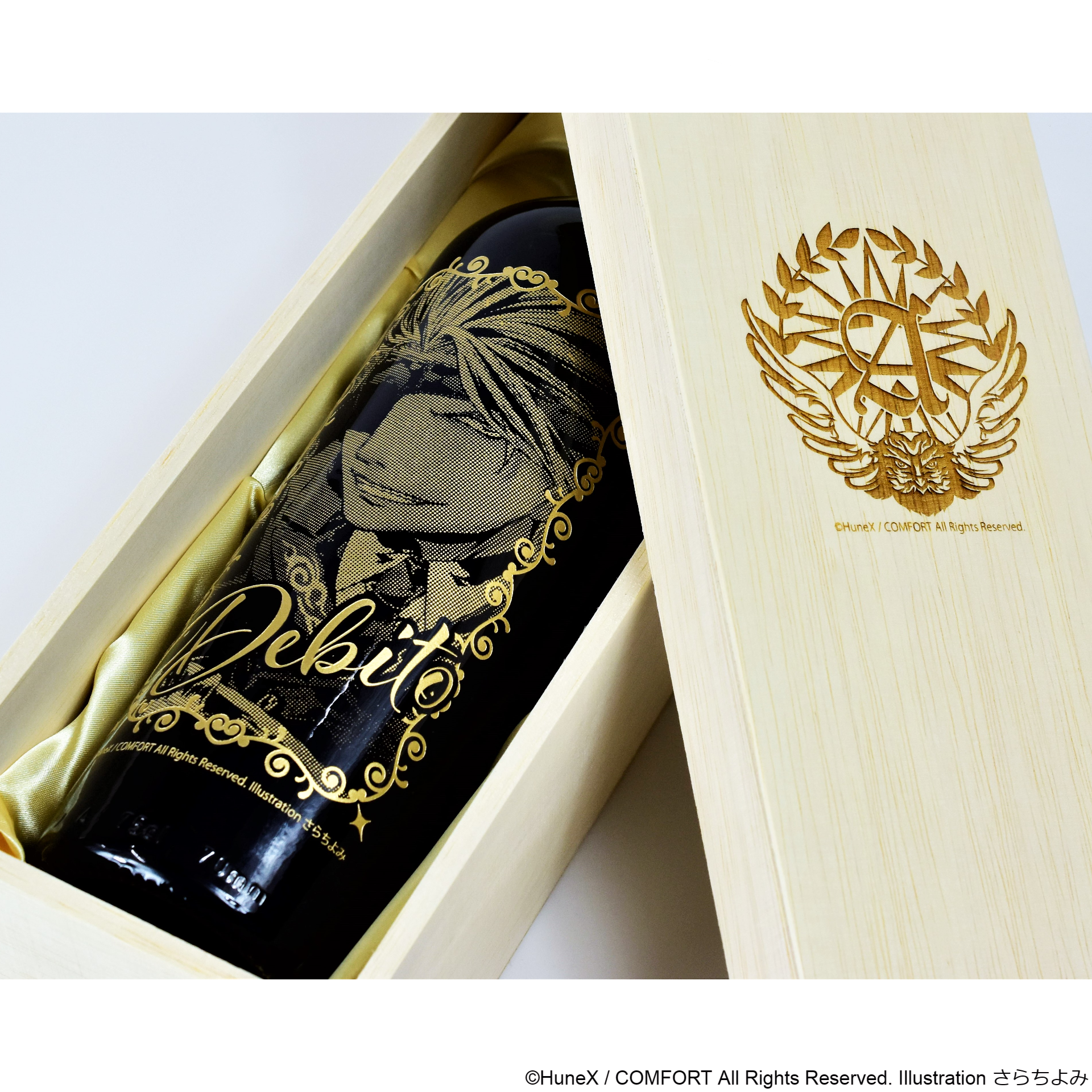 彫刻ボトル「アルカナ・ファミリア2」01/デビト(公式イラスト)(赤ワイン・イタリア産)【お酒】