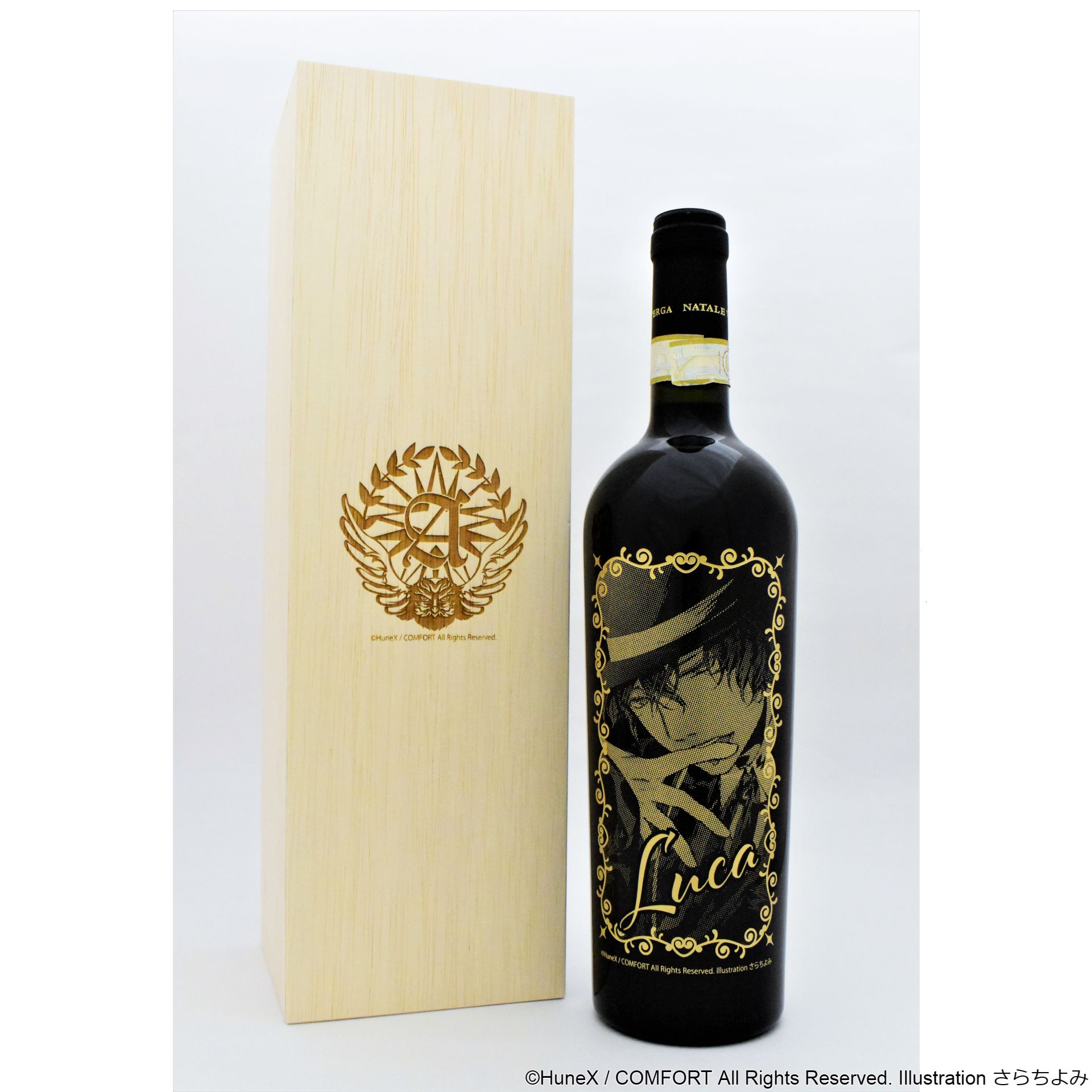 彫刻ボトル「アルカナ・ファミリア2」03/ルカ(公式イラスト)(赤ワイン・イタリア産)【お酒】