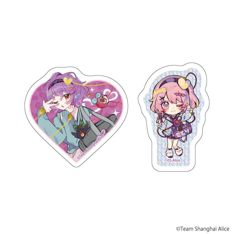 クリアステッカー ミニ2種セット「東方Project」05/古明地さとり 平成ギャルver.(描き起こしイラスト)