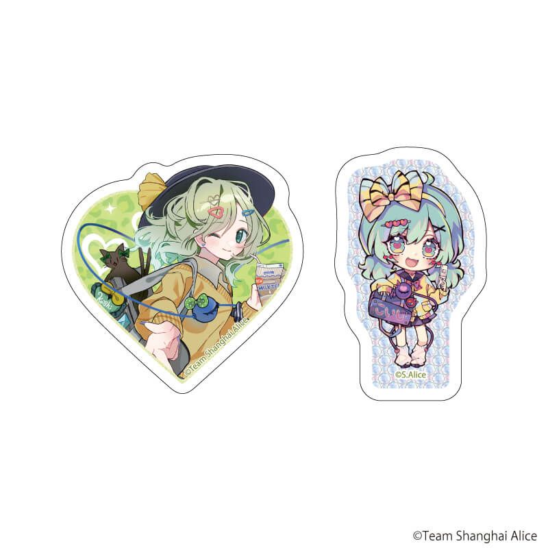 クリアステッカー ミニ2種セット「東方Project」06/古明地こいし 平成ギャルver.(描き起こしイラスト)
