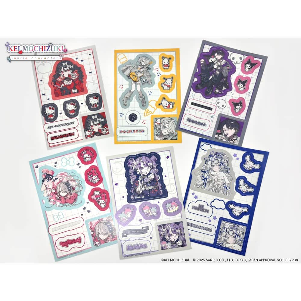 PETANTシール「望月けい×サンリオキャラクターズ」03/クロミ(コラボイラスト)